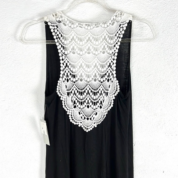 KENNETH COLE REACTION | 🖤🤍Lace Back Long Slit Side Maxi Dress - Picture 10 of 12